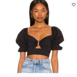 MORE TO COME Elizabeth Puff Sleeve Top